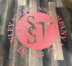Stanley Stephens logo Installed at corporate office